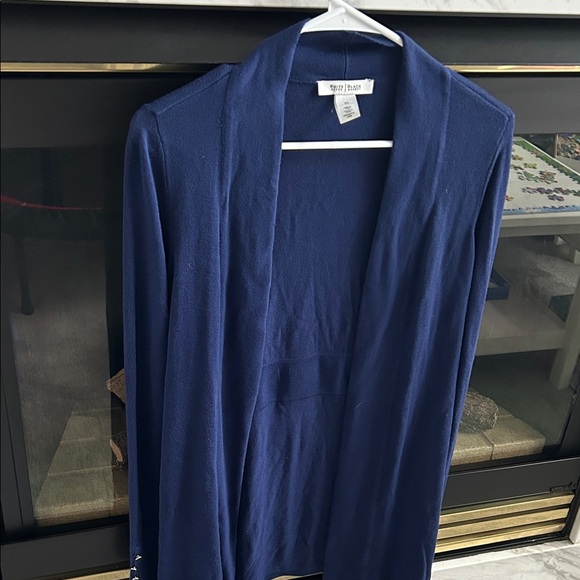 White House Black Market Sweaters - White House Black Market Deep Blue Cardigan xs.